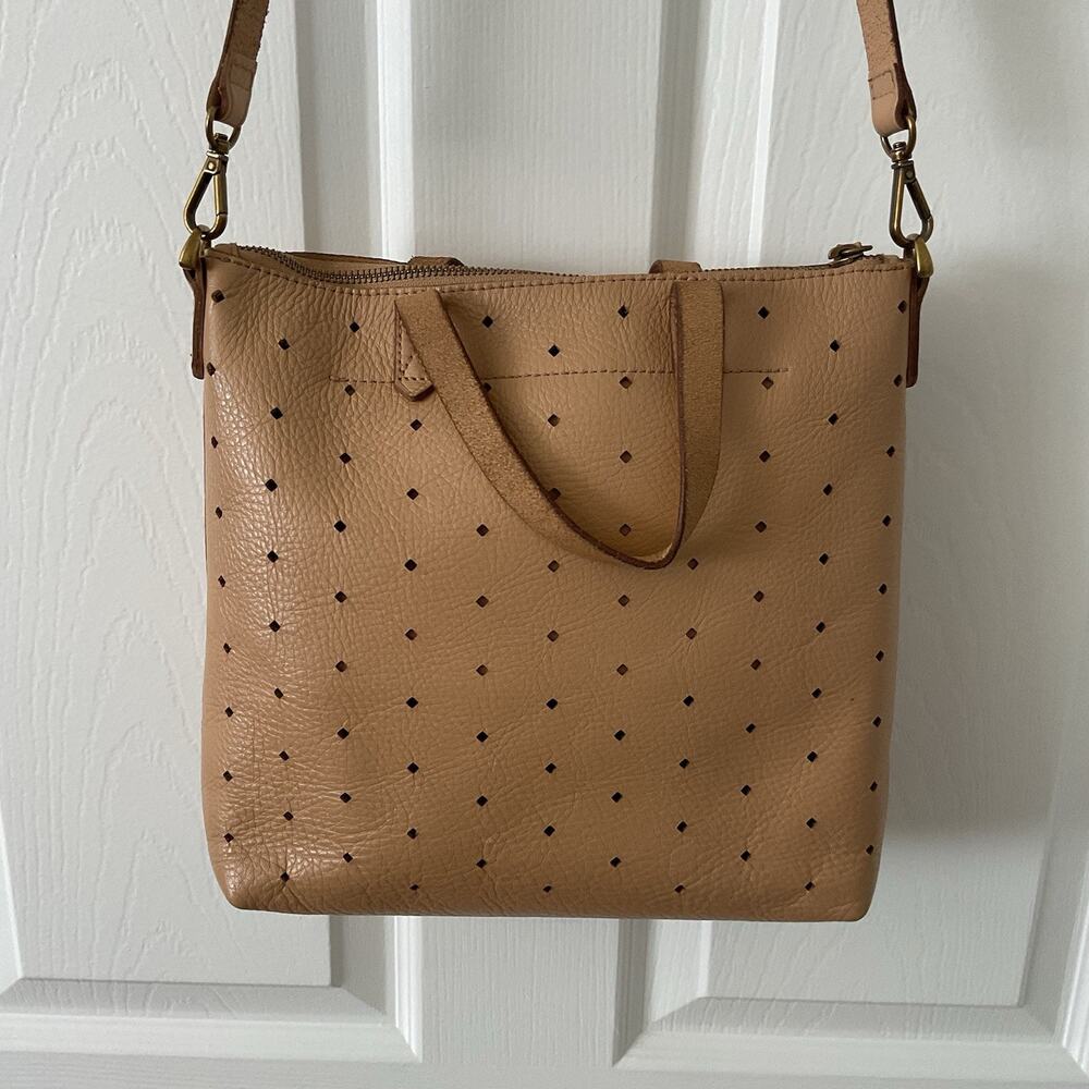 Madewell Leather Bag The Small Transport Crossbody Purse Tan Minimalist Preppy